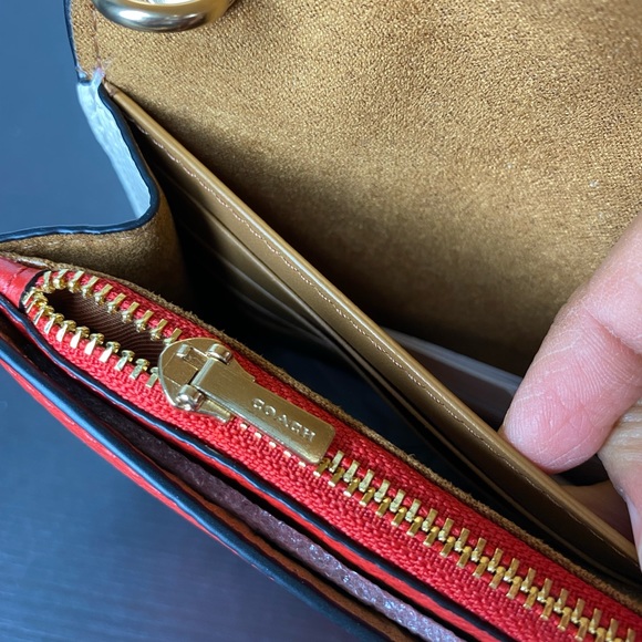 Coach Georgie Crossbody In Colorblock - Picture 8 of 9